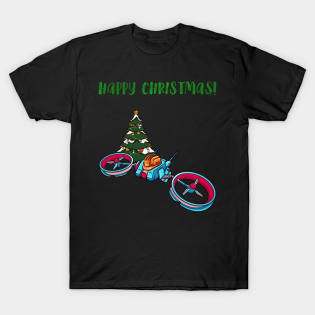 Drone #1 Christmas Edition T-Shirt by Merch By Engineer